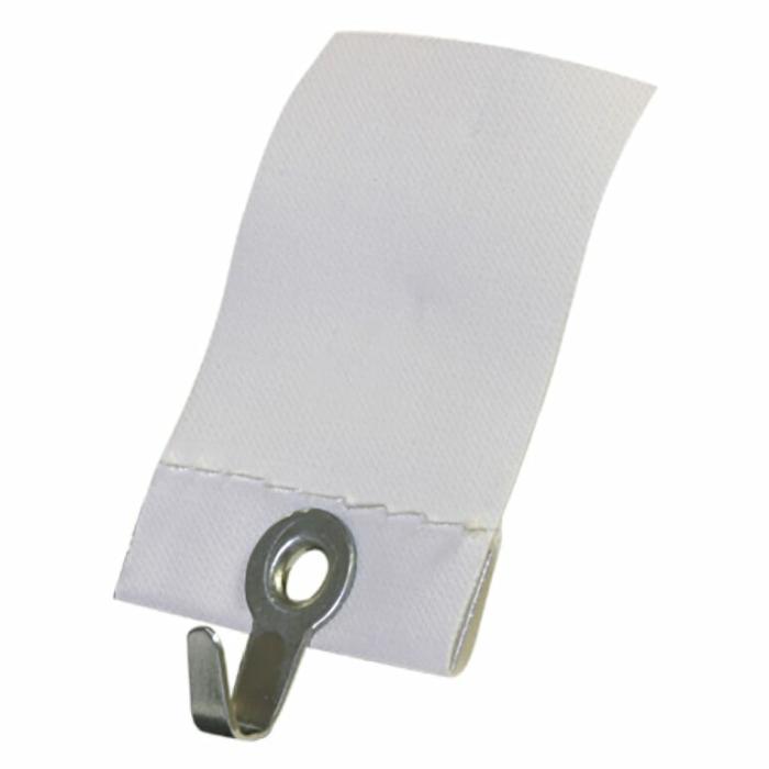 Adhesive, Wall Hook, Removable, 1.5Lb Safe Working Load, White, 5Pk