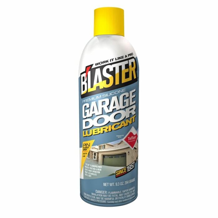 B’Laster, Liquid, Garage Door Lubricate, 9.3Oz, 1Pk