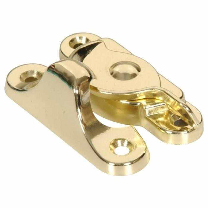 Brass Plated, Sash Lock, With Screws, 1Pk