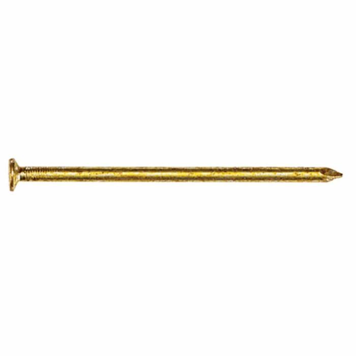 Countersunk Head, Sinker Nails, Diamond Point, 8D, Vinyl Coated, 11-1/2 Gauge, 2-1/2In, 30Lb