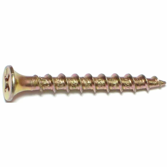 Course Phillips Head, Wood Screw, Course Thread, Steel, 8In X 1-1/2In, 175Pk