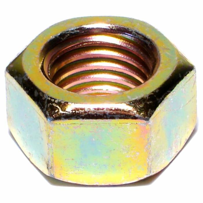 Finished-Grade 8, Hex Nut, Steel, 3/4In, 10Pk