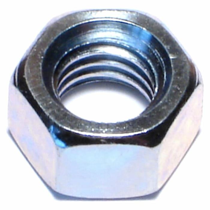 Finished, Hex Nut, Steel, 3/8In, 100Pk