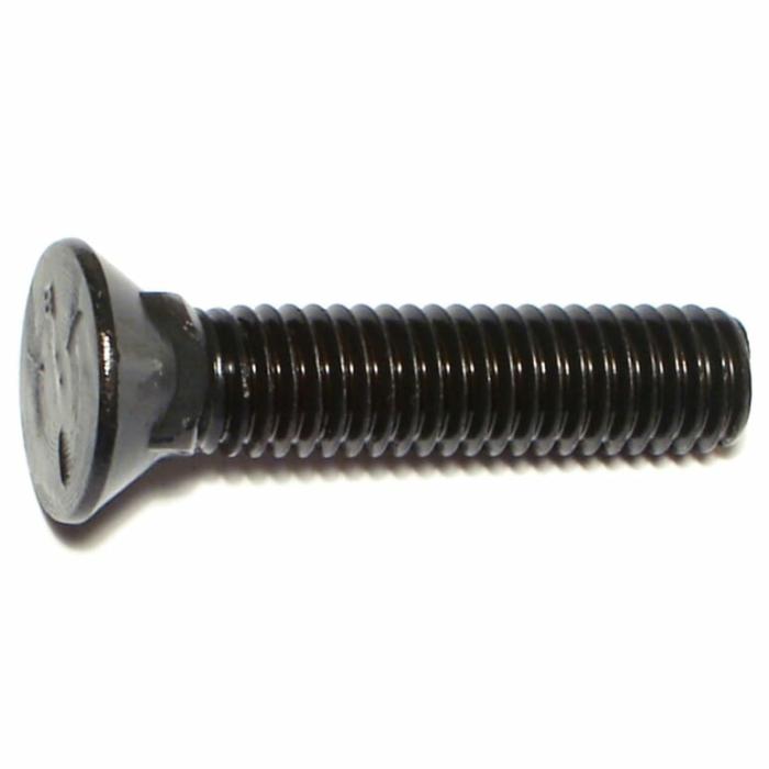 Hex Head Cap, Hex Bolt Screw, Steel, 3/8-16In X 4In, 1Pk