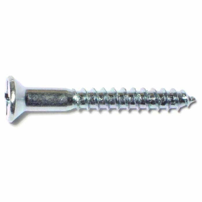 Flat Phillips Head, Wood Screw, Partial Self Tapping, Steel, 10In X 1-1/2In, 100Pk