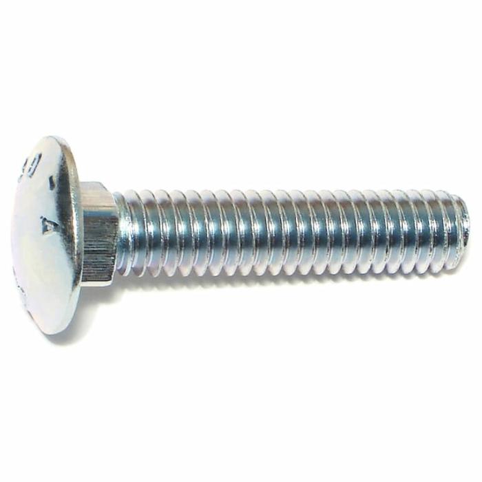 Hex Head Cap, Hex Bolt Screw, Steel, Course Thread, 3/8-16In X 1-1/4In, 1Pk