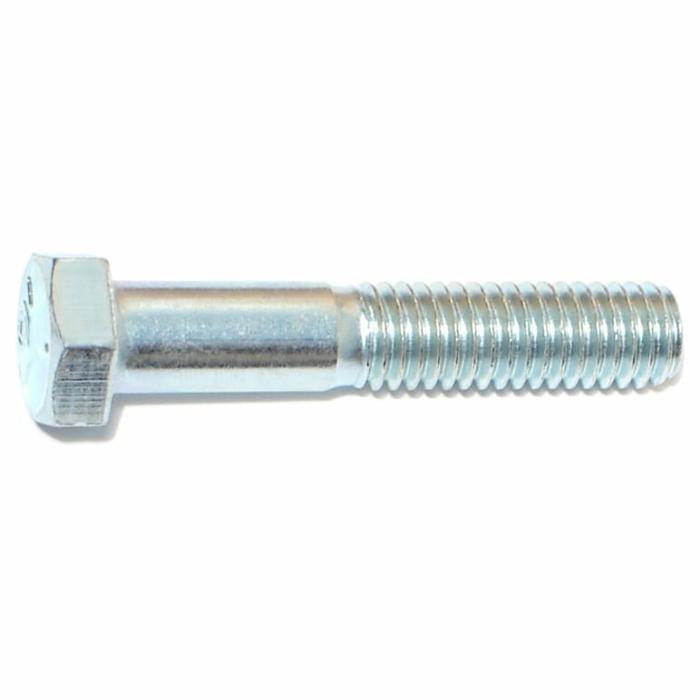 Hex Head Cap, Hex Bolt Screw, Steel, 3/8-16In X 2In, 1Pk