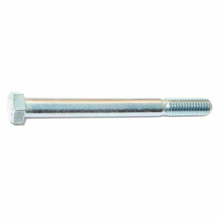 Hex Head Cap, Hex Bolt Screw, Steel, 3/8-16In X 4In, 1Pk