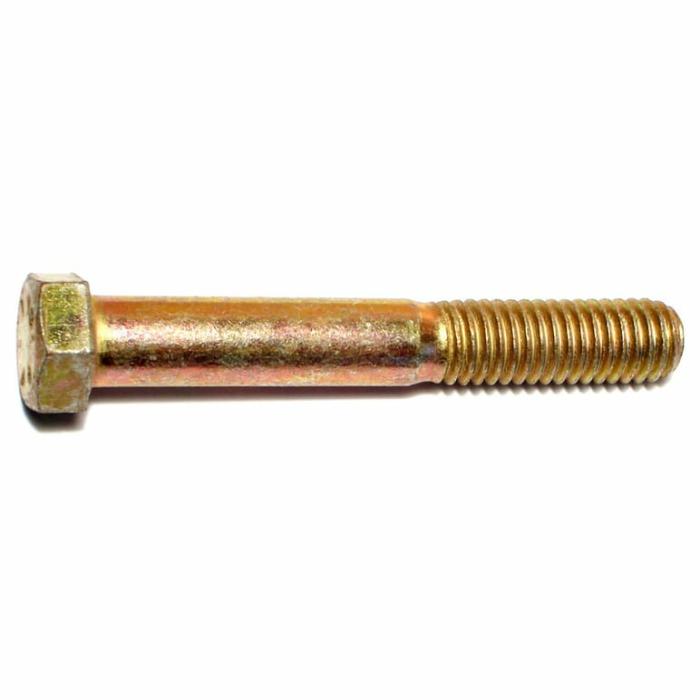 Hex Head Cap, Hex Bolt Screw, Steel, 7/16-14In X 3In, 25Pk