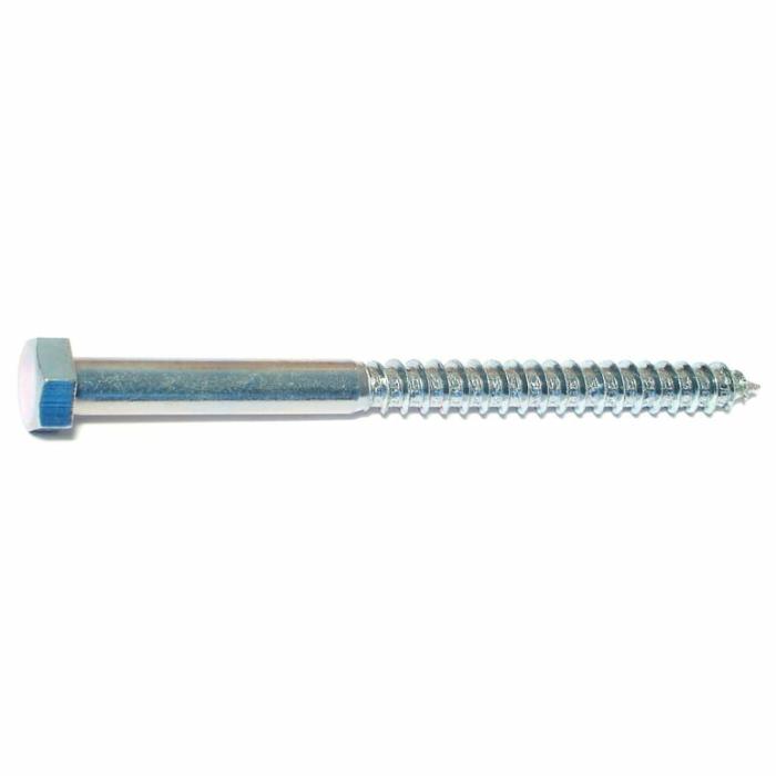 Flat Head-Grade 5, Plow Bolt, Zinc Plated Steel, 7/16In, 50Pk