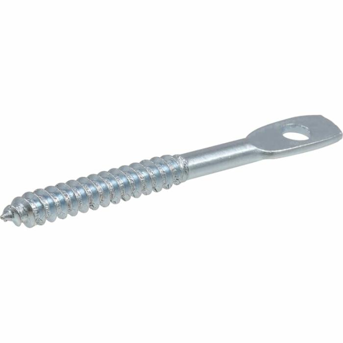 Hex Head, Lag Screw, Silver, 1/4In X 3In, 100Pk