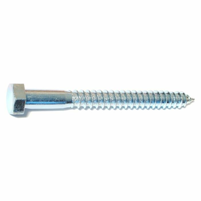 Hex Head Cap, Hex Bolt Screw, Steel, 3/8In X 2In, 100Pk