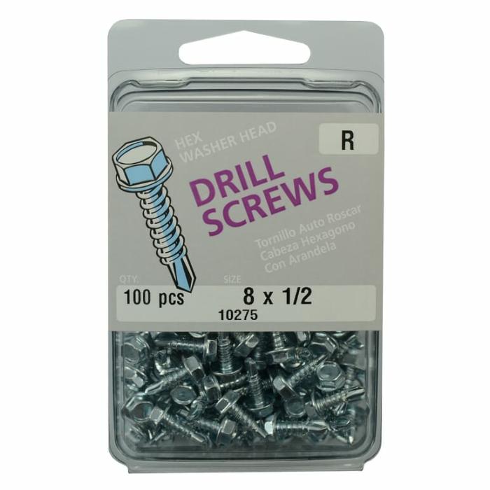 Hex Head Cap, Hex Bolt Screw, Steel, 10Mm X 100Mm, 25Pk