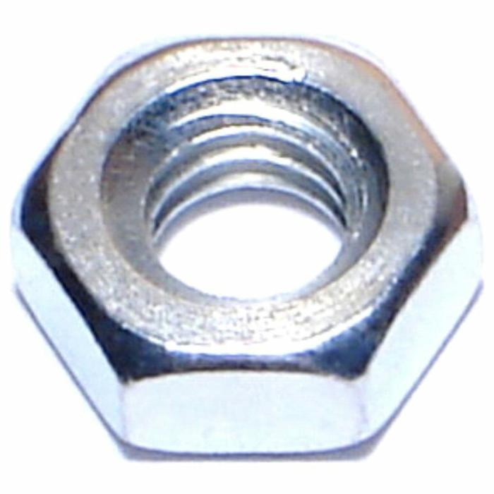 Machine, Hex Nut, Steel, 1/4In, 100Pk