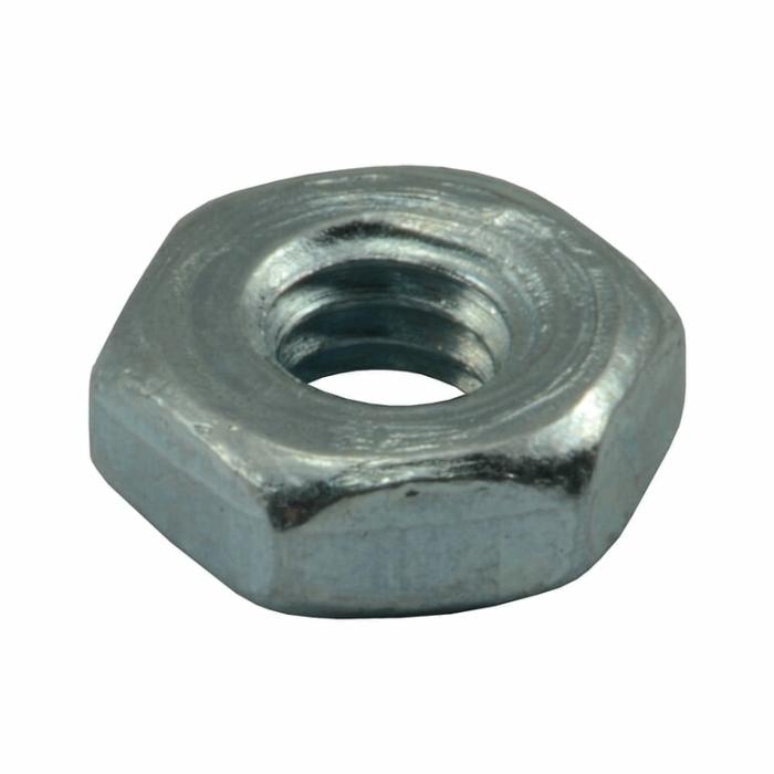 Machine, Hex Nut, Steel, 8-32, 100Pk