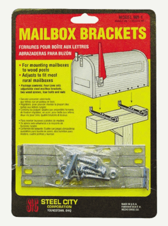 Mounting Bracket, Mailbox Part, 1Pk