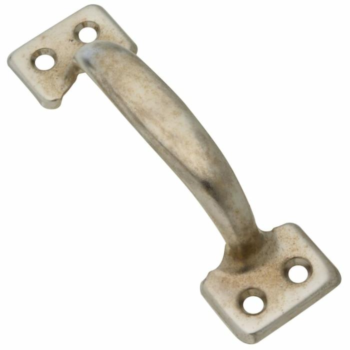 Nickel, Sash Lift, With Screws, 4In, 1Pk