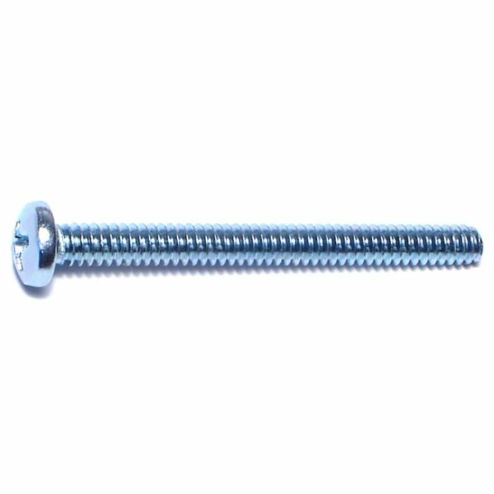 Phillips Pan Head, Machine Screw, Steel, 6-32In X 1-1/2In, 100Pk