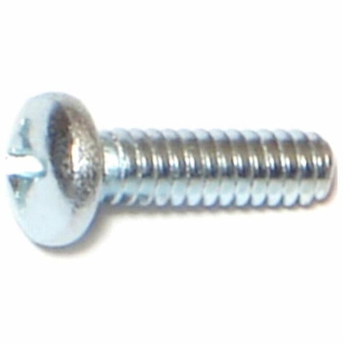 Phillips Pan Head, Machine Screw, Steel, 6-32In X 1/2In, 100Pk