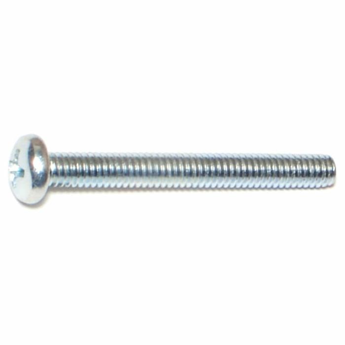 Phillips Pan Head, Machine Screw, Steel, 8-32In X 1-1/2In, 100Pk