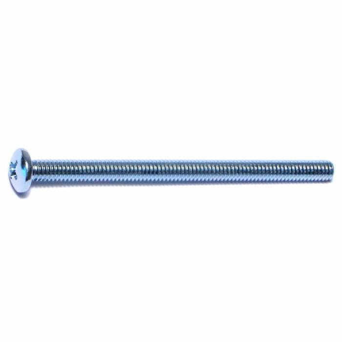 Phillips Pan Head, Machine Screw, Steel, 8-32In X 2-1/2In, 100Pk