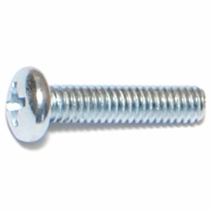 Phillips Pan Head, Machine Screw, Steel, 8-32In X 3/4In, 100Pk