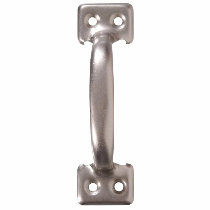 Satin Nickel, Sash Lift, With Screws, 4In, 1Pk