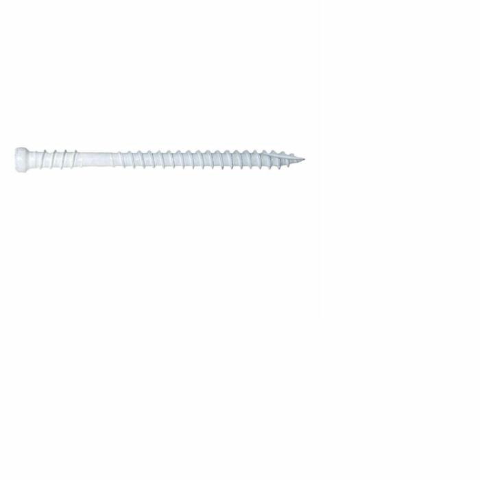 Star Drive Trim Head, Trim Screw, Partial Self Tapping, Steel, 8In X 2-1/2In, 100Pk