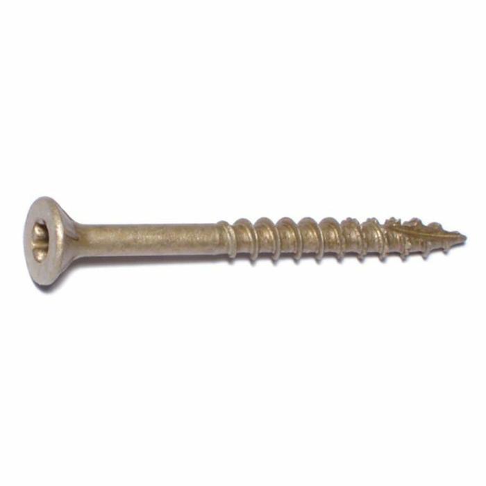 Star Head, Deck Screw, Type 17 Thread, Steel, 9In X 2In, 5Lb