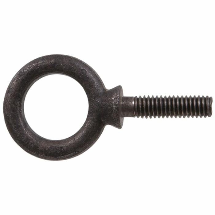 Machine, Eye Bolt, Ring With, Gray, 5/16In, 1Pk