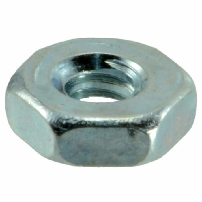 Machine, Hex Nut, Steel, 6/32, 100Pk