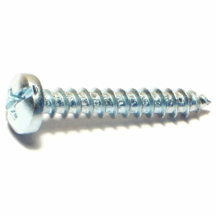 Phillips And Slot Head, Sheet Metal Screw, Full Self Drilling, Steel, 10In X 1-1/4In, 100Pk