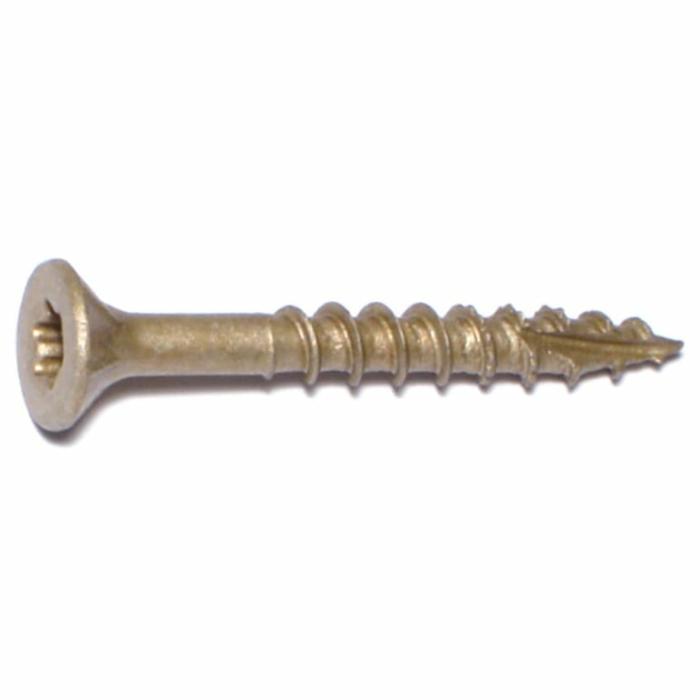 Star Head, Deck Screw, Type 17 Thread, Steel, 9In X 1-1/2In, 1Lb