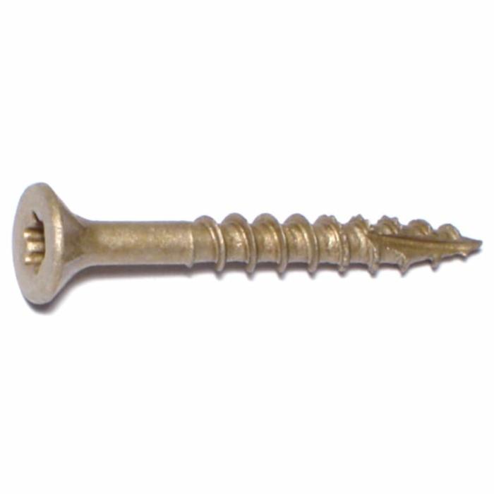 Star Head, Deck Screw, Type 17 Thread, Steel, 9In X 1-1/2In, 5Lb