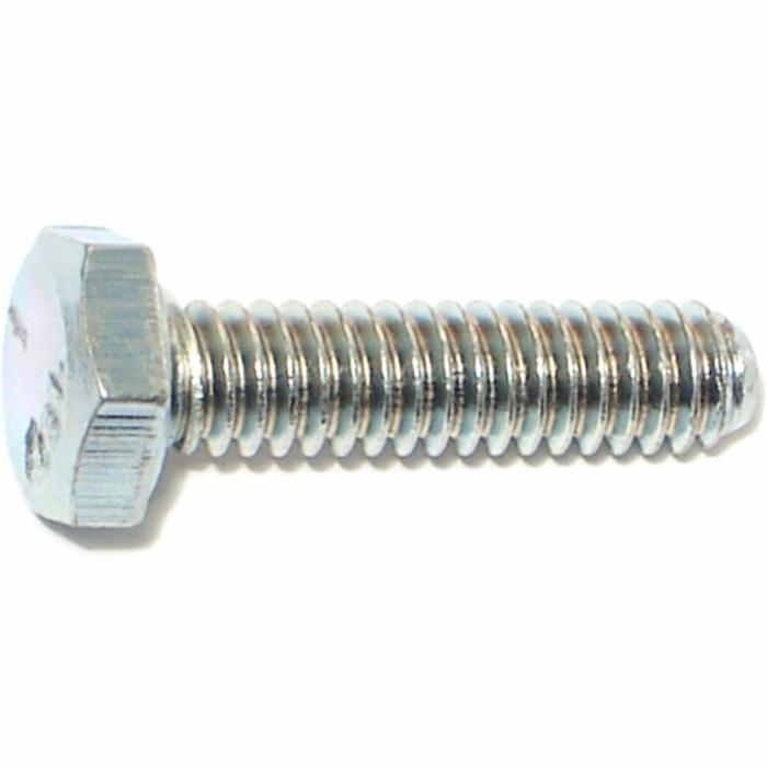 Hex Head Cap, Hex Bolt Screw, Steel, 1In X 1/4In, 100Pk