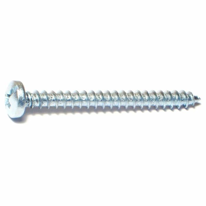 Phillips And Slot Head, Sheet Metal Screw, Full Self Drilling, Steel, 10In X 2In, 100Pk