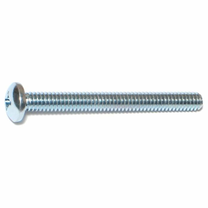 Phillips Pan Head, Machine Screw, Course Thread, Steel, 1-1/4-20In X 2-1/2In, 100Pk