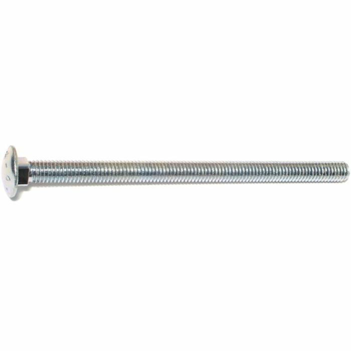 Grade 2, Carriage Bolt, Zinc Plated Steel, 5/16In, 1Pk