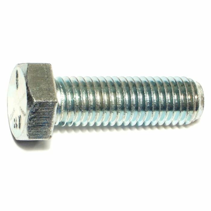 Hex Head Cap, Hex Bolt Screw, Steel, Course Thread, 5/16-18In X 1-1/2In, 1Pk