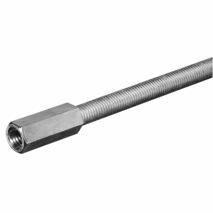 Grade 2, Carriage Bolt, Zinc Plated Steel, 3/8In, 1Pk